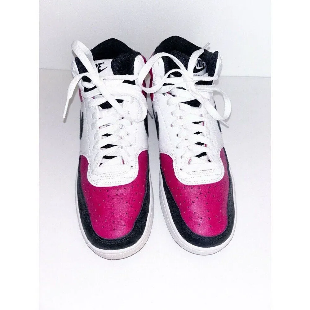 Men’s Nike Court Vision Mid Satin Red Size 8